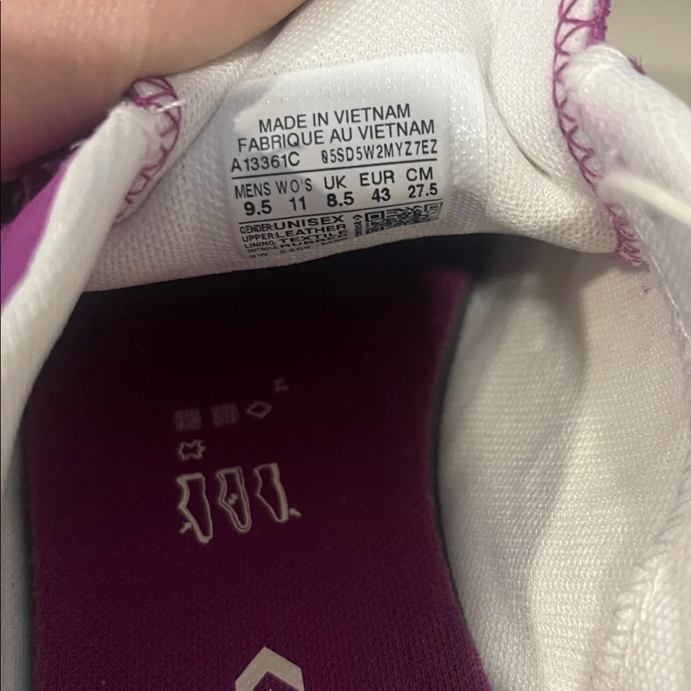 Converse All‎ Star Run Star Purple White Trainers Sneakers Women’s 11 NWT Suede - Picture 5 of 6